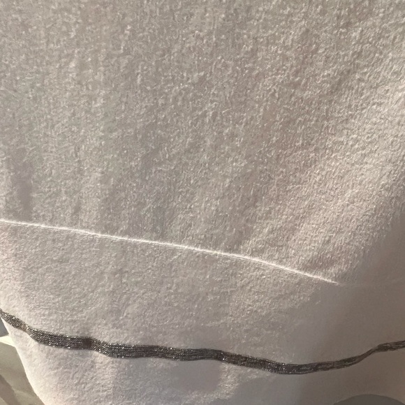 White and Silver Knit Tunic - Picture 5 of 5